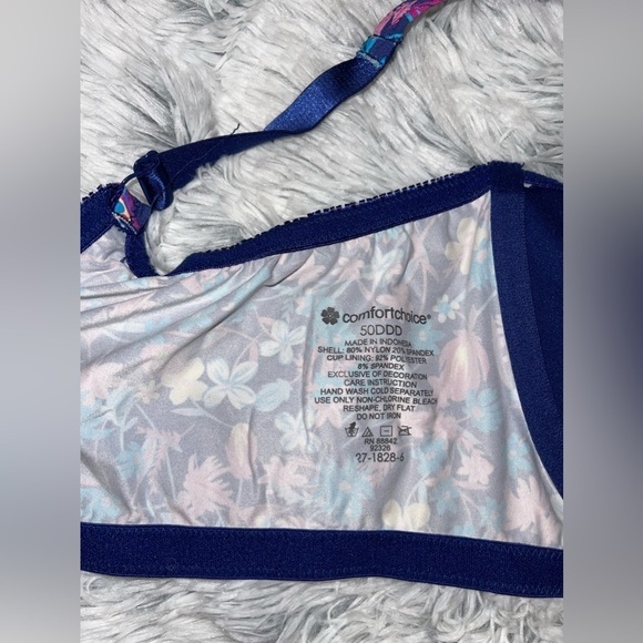 COMFORT CHOICE Underwire Microfiber T-Shirt Bra Size 50DDD - Picture 4 of 6